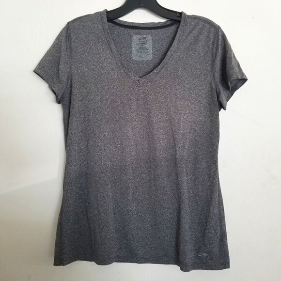 Champion V Neck Short Sleeve Workout Active Top M - Picture 1 of 9